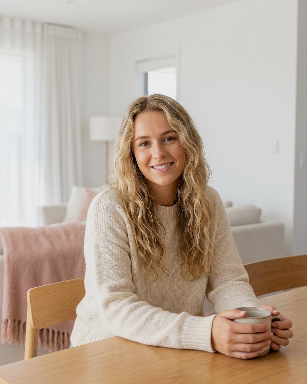 A warm, approachable portrait of a young woman